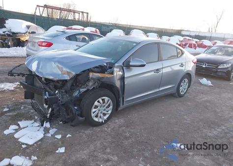 2017 Hyundai Elantra Se z USA, uszkodzony, nr VIN 5NPD74LF8HH107056